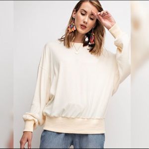 LAST 1- LEFT HACCI KNIT EASEL TOP SIze Small NEW ⭐️